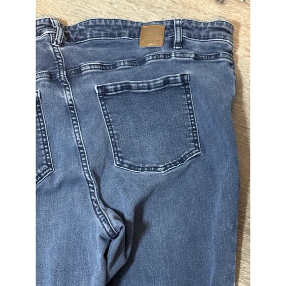 Eloquii Denim Skinny Jeans, Stretchy, Medium Wash, Size 18G - Picture 5 of 9